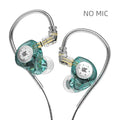 KZ EDX PRO Dynamic Earphones HIFI Bass Earbuds In Ear Monitor Sport Noise Cancelling Headset