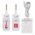 2.4G Wireless Guitar System Guitar Transmitter Receiver Set for Electric Guitar Bass 48K/16bit Real-time Transmission